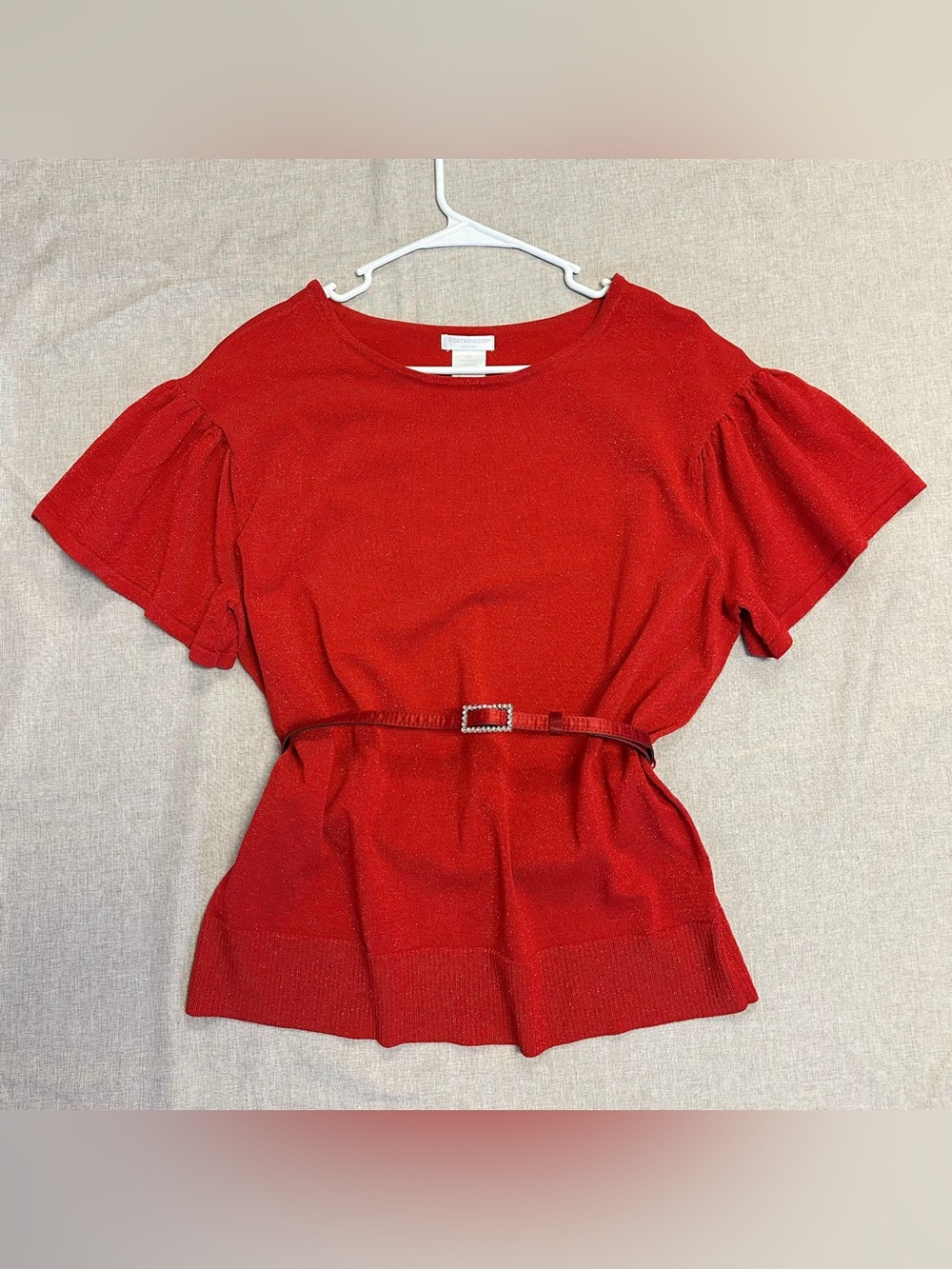 Worthington Top with Belt Size 1X